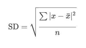 Standard deviation is the standard measure of variation. Standard Deviation Calculating Step By Step Article Khan Academy