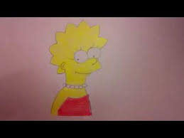 Lisa Von Die Simpsons Zeichnen Simpson Figuren Malen Youtube