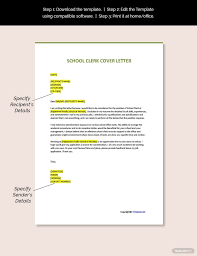 A cover letter is at least as important as a resume in helping you land an interview for the job you want. Free School Clerk Cover Letter Template Google Docs Word Apple Pages Template Net Cover Letter Template Administrative Assistant Cover Letter Cover Letter Template Free