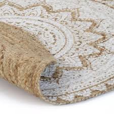 Entdecken sie jetzt tolle modelle bei westwing! Vidaxl Teppich Jute Geflochten Bedruckt 120 Kaufland De