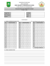 Contoh lembar jawaban soal pilihan ganda guru ilmu sosial lembar jawab merupakan hal yang penting apabila sedang kegiatan uts uas ukk. Lembar Jawaban Essay Cara Golden