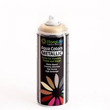 oasis floralife aqua colour spray metallic pure gold 400ml