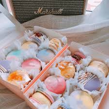 Marble Macaroons Aesthetic Food Cafe Food Pretty Food