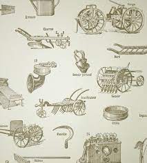 Tooled Up Wallpaper Linwood Farm Tools Antique Tools Tools