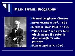 However, this idea did not go well and twain ended up with a large debt. Mark Twain And The Adventures Of Huckleberry Finn Ppt Download