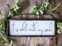 Farmhouse Decor Farmhouse Wall Decor Home Decor Etsy Rustic Signs Wall Signs Wood Frame Sign