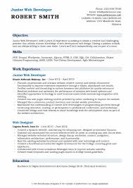 Front end developer resume summary and skills. Junior Web Developer Resume Samples Qwikresume