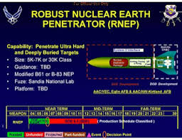 New Nuclear Bunker Buster Bomb Plans Revealed
