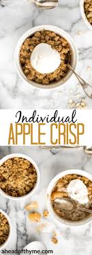 Individual Apple Crisp Recipe In 2020 Apple Crisp Crisp Desserts Apple Crisp Easy
