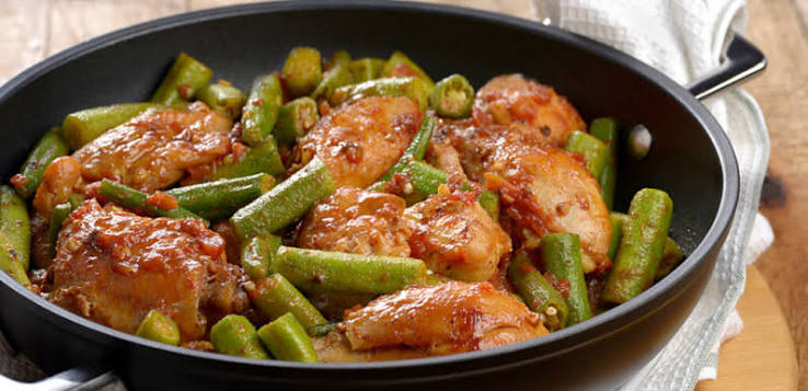 Chicken with Okra