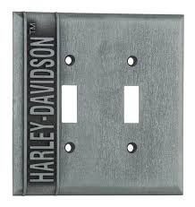 Free Shipping Over 99 Harley Davidson Heavy Duty H D Double Switch Plate Hardware Included Hdl 10170 For The Billiard Accessories Harley Davidson Harley