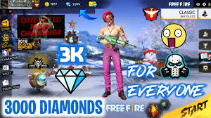 Free fire is great battle royala game for android and ios devices. 3000 Diamonds For My All Subscribers Freefire Free Diamonds Pro Nation Youtube