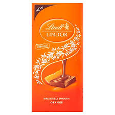 Lindor choklad strawberries & cream 859328. Kop Lindor Orange Bar 100g Hos Coopers Candy