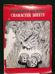 Advanced Dungeons Dragons Character Sheets 1978 Games Workshop Booklet Advanced Dungeons And Dragons Dungeons And Dragons Games Workshop