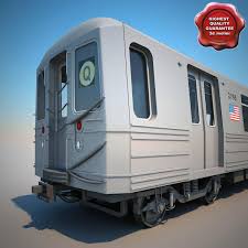 New York Subway Train R68 3d Model Ad Subway York Train Model New York Subway Subway Train Subway