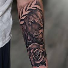 This makes them excellent choices to be tattooed on the back, chest, or bicep. 75 Best Lion Tattoos For Men 2020 Guide Mens Lion Tattoo Lion Tattoo Lion And Rose Tattoo