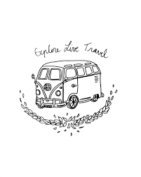 On Voyage Pour Changer Non De Lieu Mais D Idees Ht Quotes Illustration Explore Live Travel Vans Drawing Instadraw Blackand Risunki Tatuirovki Tatu