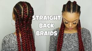 Jagged cut and chipped ends gives this light blonde hairstyle plenty of edge and shape which is great for those with naturally straight locks. Straight Back Goddess Braids Detailed Arianna Lyf Youtube