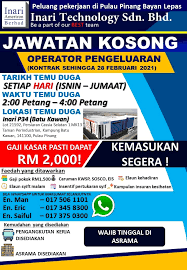 Kerja kosong penang, penang, malaysia. Jawatan Kosong Di Pulau Pinang Home Facebook