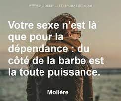 Une barbe de trois jours a une longueur de 0,4 à 5 mm environ. Votre Sexe N Est La Que Pour La Dependance Du Cote De La Barbe Moliere