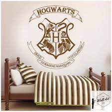 Harry Potter Hogwarts Crest Wall Sticker Harry Potter Wall Stickers Harry Potter Wall Decor Harry Potter Wall Decals