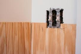 Polyurethane, wood and foam are materials options available in chair rail. How To Install Wainscoting Installing Beadboard Paneling Hgtv