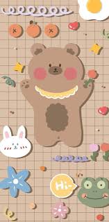 Download and use 30,000+ desktop wallpaper aesthetic stock photos for free. Brown Bear Kawaii Wallpaper By Saiki Taki Minerva 23 Free On Zedge