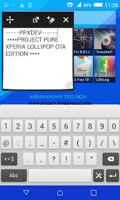 * your warranty is now void. Rom Mt6572 Ppxdev Project Pure Xperia Lollipop Ota Edition 2016 24 11 15 Xda Developers Forums