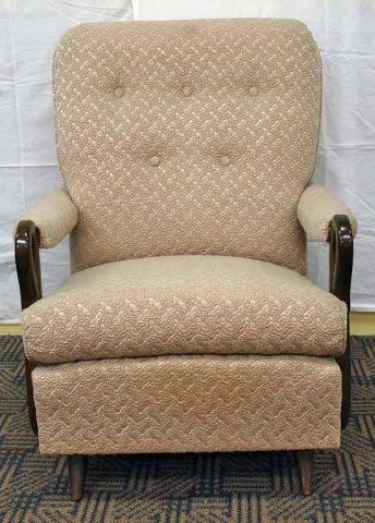 Antique Upholstered Rocking Chair for a Classic Look | How to style vintage chairs, Living room decor ideas, Mid-century modern furniture