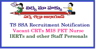 Ts Ssa Recruitment Notification For Vacant Kgbv Sos Crts Mis Data Entry Operators And Other Staff Personals Jobs For Teachers Physical Education Teacher Teacher Recruitment
