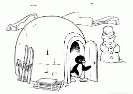 dessin pingouin 12 gif 1600 1129 coloriage a colorier igloo mon petit groupe de poneys