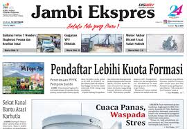 Baca Koran Jambi Ekspres Edisi Selasa 10 Oktober 2023