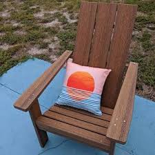 Adirondack Chair Modern Style Made From Poly Lumber Etsy In 2020 Adirondack Chair Steel Fire Pit Poly Adirondack Chairs