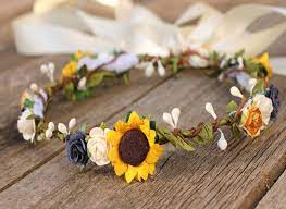 It primarily refers to citrus × sinensis, which is also called sweet orange. Wedding Flower Crown Sunflower Navy Floral Crown Burnt Orange