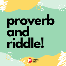 Check spelling or type a new query. Mari Belajar Proverb And Riddle Dan Contohnya Dalam Bahasa Inggris