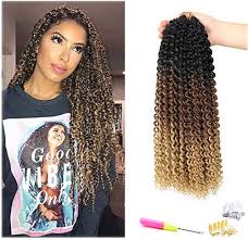 Ombre Black And Brown Braids Buy Passion Twist Hair Ombre Crochet Hair 18inch 6packs Water Wave Crochet Braids Crochet Passion Twist Braiding Hair Black Brown Light Brown Online Melyss In 2020 Twist Hairstyles Crochet Hair Styles