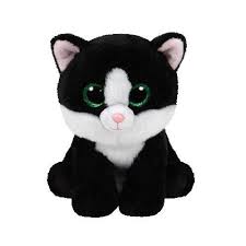 Ty Beanie Babies Ava Black White Cat Your Dream Toys Cat Beanie Baby Cat Soft Toy Cat Plush