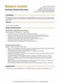 Internship resume examples, samples, and templates included. Corporate Secretary Resume Samples Qwikresume