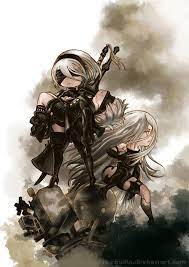 Nier Automata Chibi By Norinoko Nier Automata Automata Neir Automata