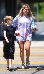 Love is in the air! Hilary Duff Dotes On Son Luca 8 As She Treats Youngster To Frozen Yogurt In Los Angeles Readsector