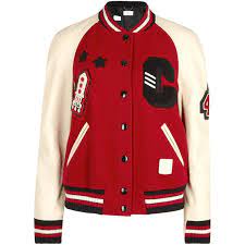 Coach 1941 Wool Blend And Leather Varsity Jacket 770 Liked On Polyvore Featuring Outerwear J Leather Sleeve Jacket Leather Varsity Jackets Varsity Jacket