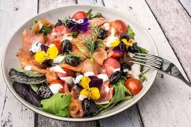 Smoked Salmon Salad Smoked Salmon Salad Recipes Smoked Salmon Salad Edible Flowers Recipes