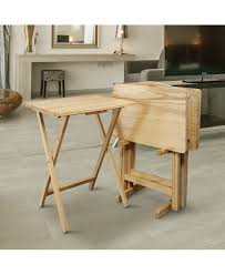 Yu Shan 5pcs Tray Table Set Reviews Furniture Macy S In 2020 Tv Tray Table Table Table Settings