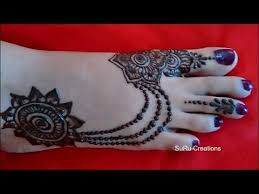 Easy Foot Mehndi Design Lovely Floral Leg Henna Design Youtube Leg Henna Leg Henna Designs Henna Designs