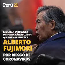 El Poder Judicial confirmó en segunda instancia el rechazo al hábeas corpus  que habían presentado dos de los hijos de Alberto Fujimori. Ellos buscaban  excarcelar al expresidente por considerar que existe un