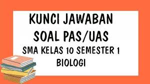 Itulah tadi beberapa pertanyaan tentang materi teks puisi. Kunci Jawaban Soal Penilaian Akhir Semester Pas Uas Sma Kelas 10 Semester 1 Biologi Pilihan Ganda Halaman All Tribun Pontianak