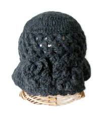 Crochet Gray Women Hat Crochet Hat Winter Trend Women Etsy