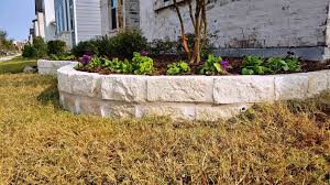 How to build concrete lawn edging. Building A Stone Flower Bed Border 10 Pro Tips Retaining Wall
