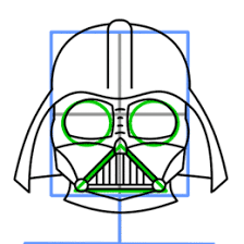 How To Draw Darth Vader Star Wars Valentines Star Wars Cookies Star Wars Characters Drawings