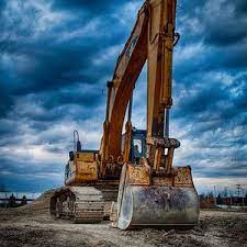 Cat Excavator By Mike Burgquist Cat Excavator Excavator Heavy Construction Equipment